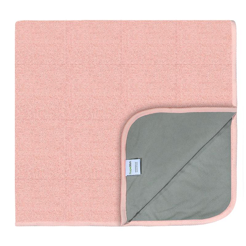 Medium PeapodMat in Fuzzy Peach (peach/pink colour)